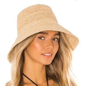 Janessa Leone Felix Raffia Bucket Hat